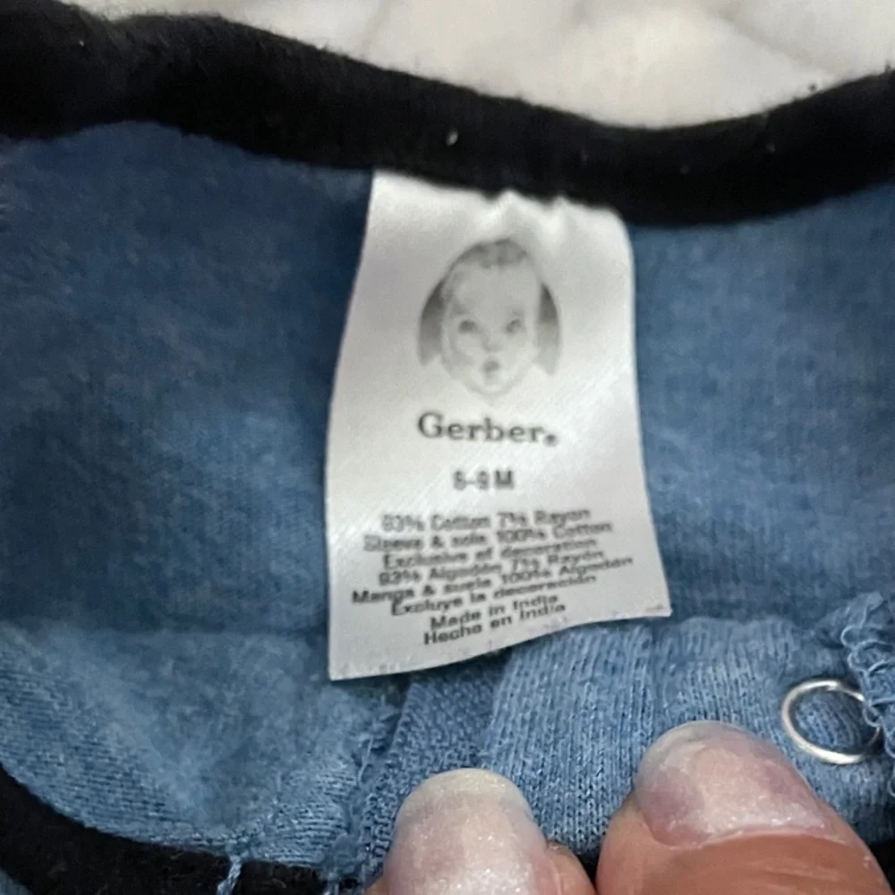 Gerber Carters outfits him